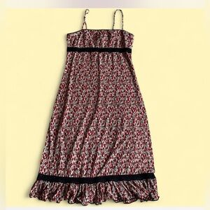 Vintage Y2K Faith Passion Spaghetti Strap Floral Lace Dress
